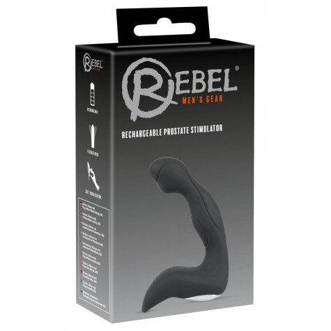 Черный вибростимулятор простаты Rechargeable Prostate Stimulator